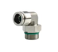 1pcs 304 Stainless Steel G Thread PL-G PC-G Pneumatic Coupling Hose Quick Coupling Male Thread 1/8" 1/4" 3/8" 1/2" Metal rotatable(6-G02_10 PCS)