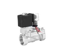 1pcs 304 Stainless Steel high-Pressure Solenoid Valve Waterproof Coil Diaphragm Electronic Control Switch AC220V DC24V(Blue)