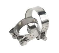 1PCS 304 Stainless Steel Powerful Hose Pipe Tube Clamps Exhaust Air Water Pipes Durable Sealing Powerful Strength Repair Welding Tool(227-239mm)