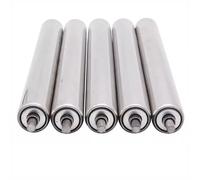 1Pcs 304 Stainless Steel Roller Tube, Diameter 25mm 32mm 38mm 50mm 60mm Non-Powered Machine Barrel Puller Conveyor Roller(38x200mm)