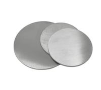 1pcs 304 Stainless Steel Round Plate Circular Sheet Disc Disk Dia 50mm Thickness 0.5/1/1.5/2/2.5/3/4/5mm(Thickness 0.5mm)