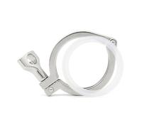 1pcs 304 Stainless Steel Sanitary Tri Clamp Ferrule Flange Fitting Kit for Food, Beverage, and Pharmaceutical Applications(2.5inx77.5)