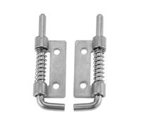 1PCS 304 Stainless Steel Spring Barrel Latch Hinge for Industrial Cabinets - Durable Spring Bolt Hardware(Right)