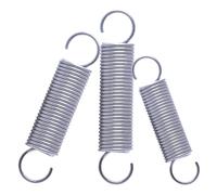 1Pcs 304 stainless steel tension spring, double hook spring, Wire diameter 1.3mm Outer diameter 15mm Length 160mm, Silver, 1.3x15x160mm