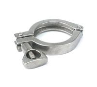 1pcs 304 Stainless Steel Tri Clamp Sanitary Fitting for Brewing and Dairy Applications - Heavy Duty Ferrule Connection(145mm)