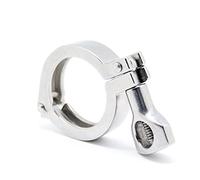 1pcs 304 Stainless Steel Tri Clamp Sanitary Single Pin Clamp with Gasket for Homebrew and Industrial Use(64mm)