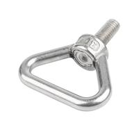 1pcs 304 Stainless Steel Triangular Lifting Ring Screw, Welded Load-Bearing Bolt Fastener M8 M10 M12 M16 M20 for Heavy Duty Hoisting(20mm,M12)