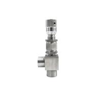 1pcs 304SS Angle Type Micro Metering Needle Valve WL94H-320P - Variable Flow Control Regulating Valve - Max Pressure 32MPA(G Thread3/8 Inch)