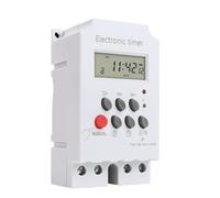 1PCS 30A Timer Switch 220V, big power time control switch, set to seconds, 32 groups of timer on and off light, water pump timer