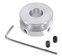 1Pcs 30mm Aluminum Alloy Single Groove 4-16mm Pulley Fixed Bore Wheel For Motor Shaft 6mm Belt(6mm)