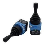 1Pcs 30mm Monolever Cross Rocker Master Switch Joystick Cross Switch Self-reset Self-lock 2NO 4NO HKB-601(2 Way Self Reset)