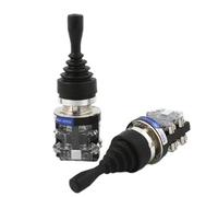 1pcs 30mm Rocker Cross Switch 2 4 Position 2NO 4NO Self-locking Reset Joystick Switch HKA1-41Z04 41Y02 Series(4Way Momentary 4NO)