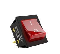 1PCS 30x22mm Rocker Switch DPST Heavy Duty 30A T85 Rated IP67 Waterproof 12-24V/110-220V for Marine Boat Toggle Cont rol