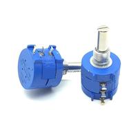 1pcs 3590S-2-501L 102L 202L 502L 103L 203L 503L 104L 100Ω 200Ω 1K 2K 5K 10K 20K 50K 100K Ohm Multiturn Potentiometer NWPNLXEA(200 Ohm)