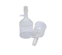 1Pcs 35ml/60ml/100ml/150ml/250ml/500ml/1000ml Glass 24# Suction Filter Funnel with Glass Hole Filter Plate Science Lab Tools(500ml)