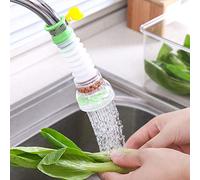 1PCS 360°Rotating Faucet Water Filter, Faucet Booster Filter, Water Purifier Faucet Head Sprayer with Filter, Kitchen Bathroom Shower Extender Faucet Filter Water Saver, Fits Round Standard Faucets