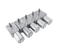 1PCS 370 Reversible High Torque Worm Geared Motor DC 12V Reduction Motor CW/CCW Electric Drive Motor 5RPM 6RPM 20RPM 40RPM 62RPM(60)