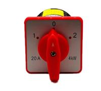 1pcs 380VAC 20A 4KW 12 Terminals 3 Positions Rotary Selector Cam Changeover Switch
