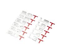 1Pcs 3D Metal Alloy 1.6T 1.8T 2.0T 2.8T Sticker Emblem Badge Decals(1.4T)