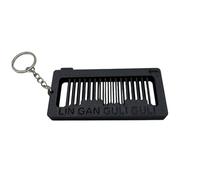 1Pcs 3D Printed Sensory Toy Mini Wave Piano Keychain For Stress Relief Home Desk Decoration Cool Backpack Charm Gift