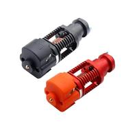 1pcs 3D Red K1 V6 Bi-Metal Assembled Plated Copper HotEnd For 2.4 I3 MK3 V2 Extruder Printer(Red Copper)
