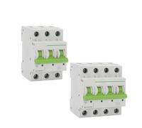 1PCS 3P 4P 6A 10A 16A 20A 25A 32A 40A 50A 63A Miniature circuit breaker 6KA 110V/220V/400V 50/60HZ Miniature circuit breaker TOMC7-63(3P,32A)