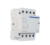 1pcs 3P Household Contactor AC 24V 110V 230V 380V 25A Modular Contactor Type 3NO 3NC 63A Din Rail(3NO,110v)