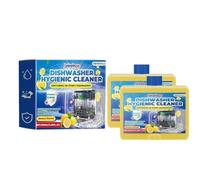 1pcs--3pcs100ml Dishwasher Cleaner & Descaler - Lemon Scent, Removes Limescale & Grease, Safe for Dishes, Eco-Friendly Formula, Compatible with Jakehoe(2pcs)