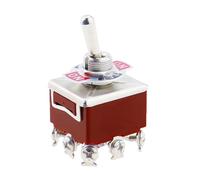 1Pcs 3PDT Toggle Switch 3 Position ON-OFF-ON 9 Screw Terminals 15A 250V AC Compatible With E-TEN 302 E-TEN 303 For Circuit Power Control DIY Replacement(E-TEN 302)