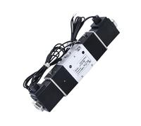1PCS 3V120-06 3V120-M5 Pneumatic Air Solenoid Valve 3/2 Way AC220V DC24V DC12V AC110V AC24V Normally Closed Valves(3V120-06-G-8mm)