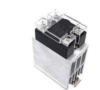 1pcs 4-20MA 0-10V 0-5V Voltage Single Phase Solid State Relay With Heat Sink 100A 120A 3-32VDC Switch On Off(120A,0-5VDC)