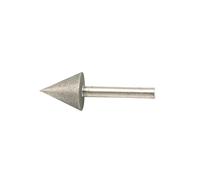 1PCS 4-25mm Umbrella-Shaped Diamond Grinding Head Cone Grinding Bit Needle for Polishing Carving/Burr/Jade/Stone Abrasive Tool(3x12mm)