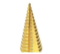 1Pcs 4-32 Mm HSS Coated Step Drill Bit Drilling Power Tools Metal High Speed Steel Wood Hole Cutter Cone
