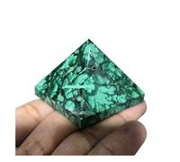1pcs 4-4.5cm Malachite Pyramid Quartz Crystal Carved Gemstone Stone