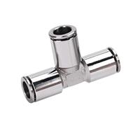 1PCS 4 6 8 10 12 14 16mm PU Elbow Corss Y Tee Brass Push in Connector Release Pneumatic Connectors Air Fitting(PE Brass,12mm)