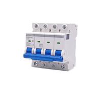 1Pcs 4 Pole Din Rail 400V~ Mini Circuit Breaker Household Air Switch Distribution Box Mechanical Equipment (Size : 4 Pole, Color : 6A)(10a)