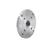 1pcs 4" Wood Lathe Face Plate for M33 M18 1 Inch Threaded Woodworking Machines - Durable Steel Chuck Flange(M33 X 3.5)