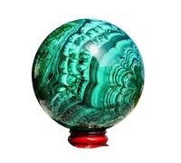 1pcs 400-450g Malachite Quartz Sphere Crystal Ball Decoration Collection Gift
