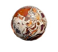 1pcs 400-500g Gold Money Agate Balls, Quartz Crystal Rough Ore Polishing