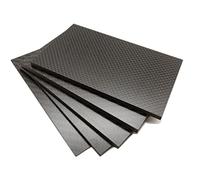 1pcs 400mm×200mm Real Panel Sheets, 0.5mm 1mm 1.5mm 2mm 3mm 4mm 5mm Thickness Composite Hardness Material(0.5mm twill matte)