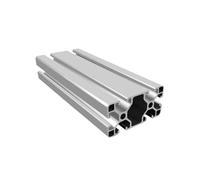 1pcs 4080 T-Slot Aluminum Profile Extrusion Frame Black 100-1000mm For Laser Engraving Machine 3D Printer Camera Slider Furnitur(Silver,200mm)