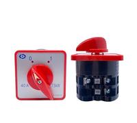 1PCS 40A 7.5kw 380V Two/Three Positions Universal Rotary Cam Changeover Switch Silver Contact HZ5-40/7.5 L02 L03 M08(40A 7.5kw M04)