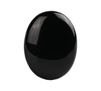 1Pcs 40g Large Quartz Crystal Stones Worry Stones Natural Reiki Gemstone Polished Stones Crystal Meditation Accessories for Massage, Balancing Anxiety, Stress Relief(Black)