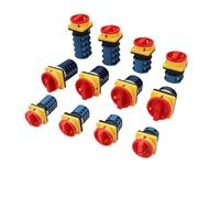 1pcs 440V Silver Contact LW26GS Series Padlock Rotary Cam Switch 20/32/63A On-OFF Two Positions 48x48mm 64x64mm 1/2/3/4 Poles(63A 4Terminals)