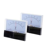 1Pcs 44C2 /75mv VoltmeterGauge Analog Panel V Current Meter 50A -0-50A Voltmeter 3V 5A 10V 20V 30V 50V 100V 200V 300V 500V(500V - 0-500V)