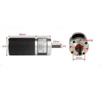 1pcs 45MM DC Planetary Reduction DC Motor 12V 24V 5-1600RPM Micro Speed Control High Torque 43W(ONLY MOTOR,50RPM_12V)