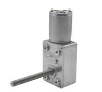 1pcs 4632-370 12V Volt DC Worm Gear Reducer M6 Screw Shaft Length 50MM 24V Worm Geared Motors Reversed Customized Motor Self-lock(Motor x bracket,40rpm,6V)