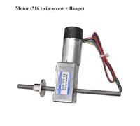 1PCS 4632-370 Double Shaft High Torque DC 6V 12V 24V Worm Gear Motor(M6 twin-screw,90 RPM,12V)