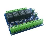 1PCS 4Ch DC 12V/24V 4AI-4DI-4DO 4-20MA 0-5V 0-10V Analog Digital Mixed IO Module Modbus RTU RS485 Relay Board Current Voltage ADC(DC 24V,0-10V Only Board)