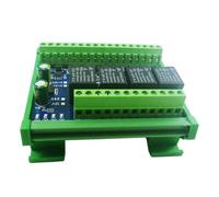 1PCS 4Ch DC 12V/24V 4AI-4DI-4DO 4-20MA 0-5V 0-10V Analog Digital Mixed IO Module Modbus RTU RS485 Relay Board Current Voltage ADC(DC 12V,0-10V With Box)